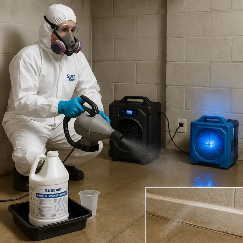 Sanitization and Odor Removal process in Glencoe, FL